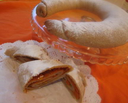 Штрудель с тыквой