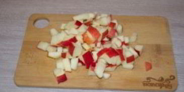 штрудель с яблоками из слоеного теста