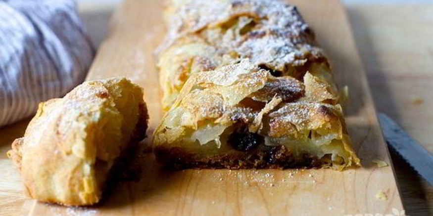 Рецепт штруделя с яблоком