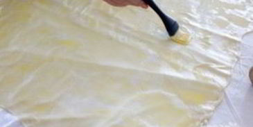 штрудель с яблоком