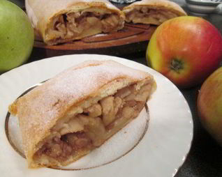 Венский штрудель из творожного теста