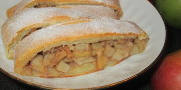 венский штрудель из творожного теста