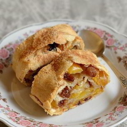 Венский штрудель с яблоками