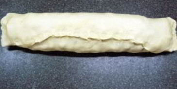 яблочный штрудель из готового слоеного теста