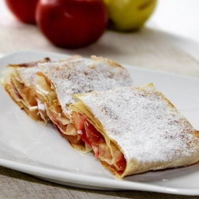 Яблочный штрудель из лаваша