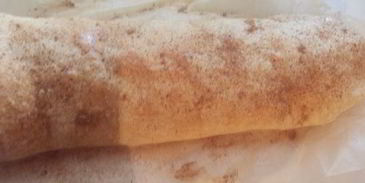 яблочный штрудель с изюмом и карамельной крошкой