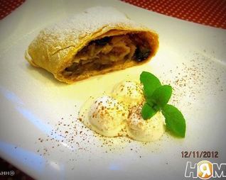 Яблочный штрудель