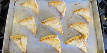 слойки из бездрожжевого теста с сыром