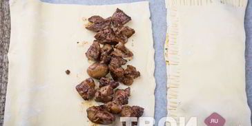 слойки из готового теста