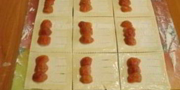 слойки из слоеного бездрожжевого теста