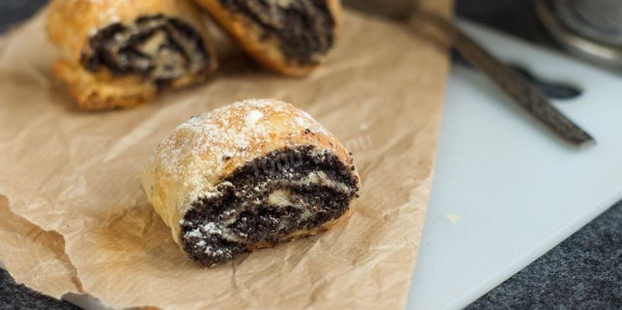 Рецепт слоек с маком