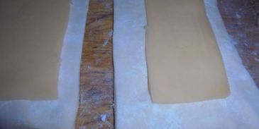 слойки с сыром и морской капустой