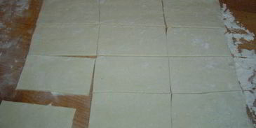 слойки с тыквенно-ореховой начинкой