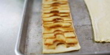 слойки с яблоками из бездрожжевого теста