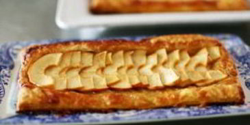 слойки с яблоками из бездрожжевого теста