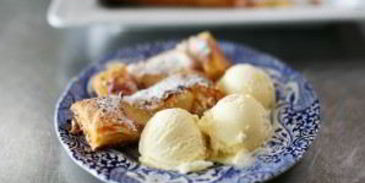 слойки с яблоками из бездрожжевого теста