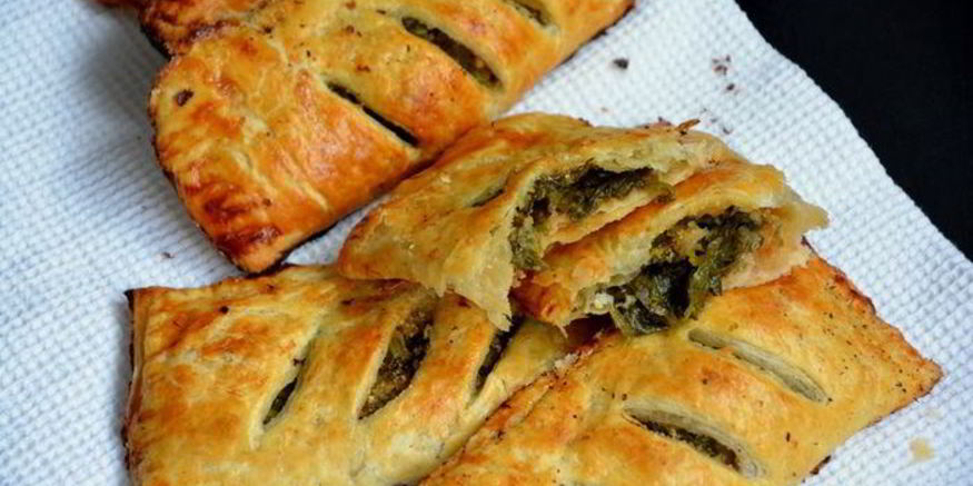 Рецепт слоек со щавелем