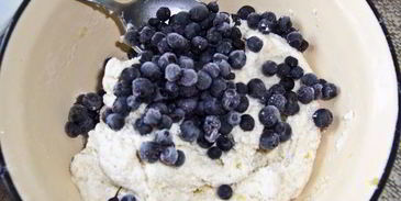 чернично-лимонные сырники