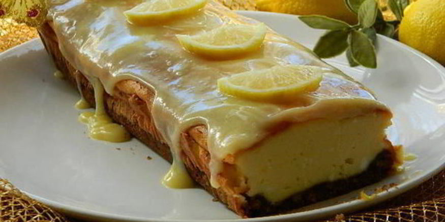 Рецепт лимонного сырника со сливочной помадкой