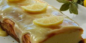 лимонный сырник со сливочной помадкой