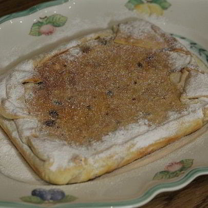 Лимонный творожник с изюмом