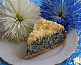 Немецкий маковый творожник