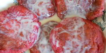 розовые сырники