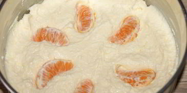 сырник с мандаринами