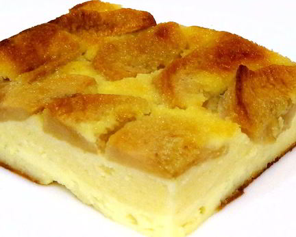 Сырник с яблоками