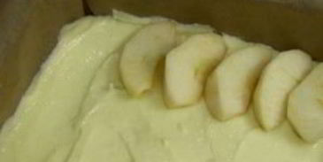 сырник с яблоками