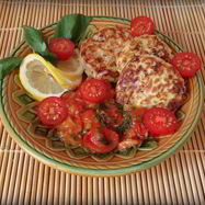 Рецепт Сырников с фетой, ветчиной и кинзой