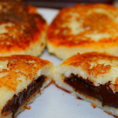 Сырники с шоколадной начинкой