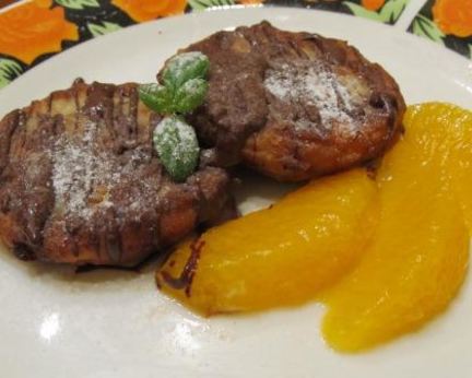 Сырники с шоколадом и апельсином