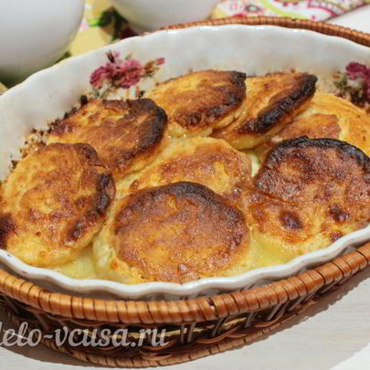 Сырники со сметаной в духовке