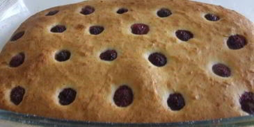 творожник с малиной