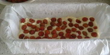 творожник с вишней