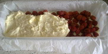 творожник с вишней