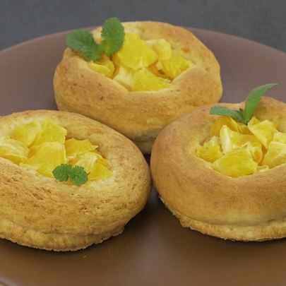 Творожники с апельсинами