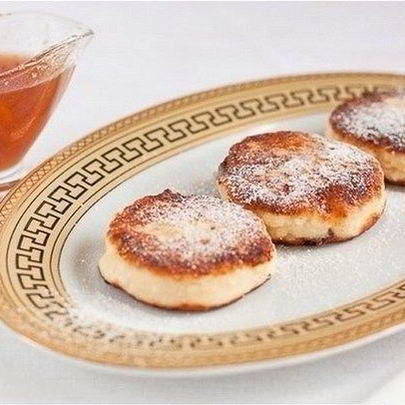 Ванильные сырники из творожной массы