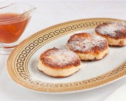 Ванильные сырники из творожной массы