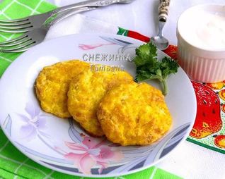 Запеченные нежные сырники из творога и риса