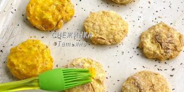 запеченные нежные сырники из творога и риса