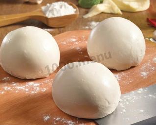 Пышное тесто для пиццы просто