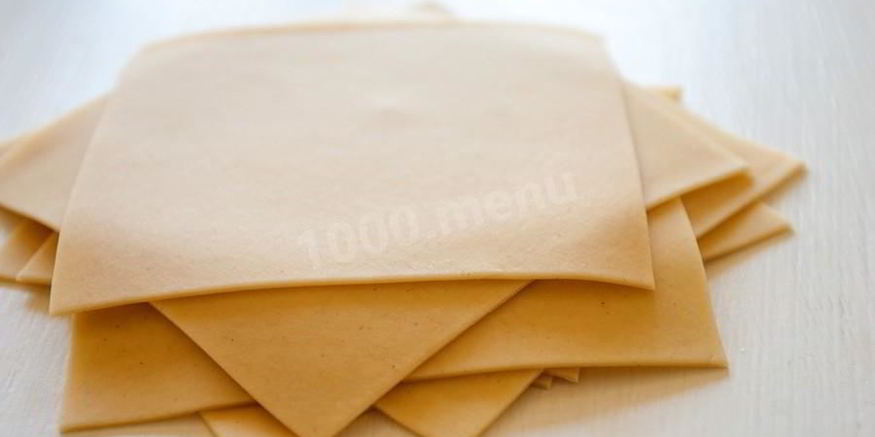 Рецепт теста для лазаньи в хлебопечке