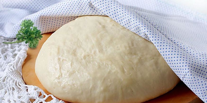 Рецепт теста на сметане на дрожжах