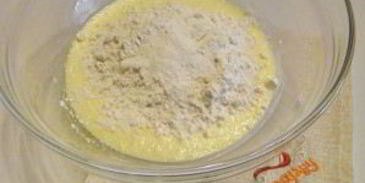 творожное тесто для пирога с яблоками