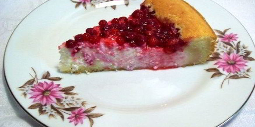 Рецепт бисквита с творожной начинкой