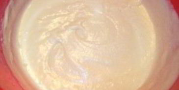 бисквит с творожной начинкой