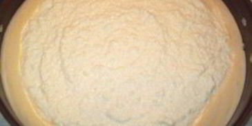 бисквит с творожной начинкой