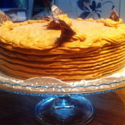 Карамельный торт